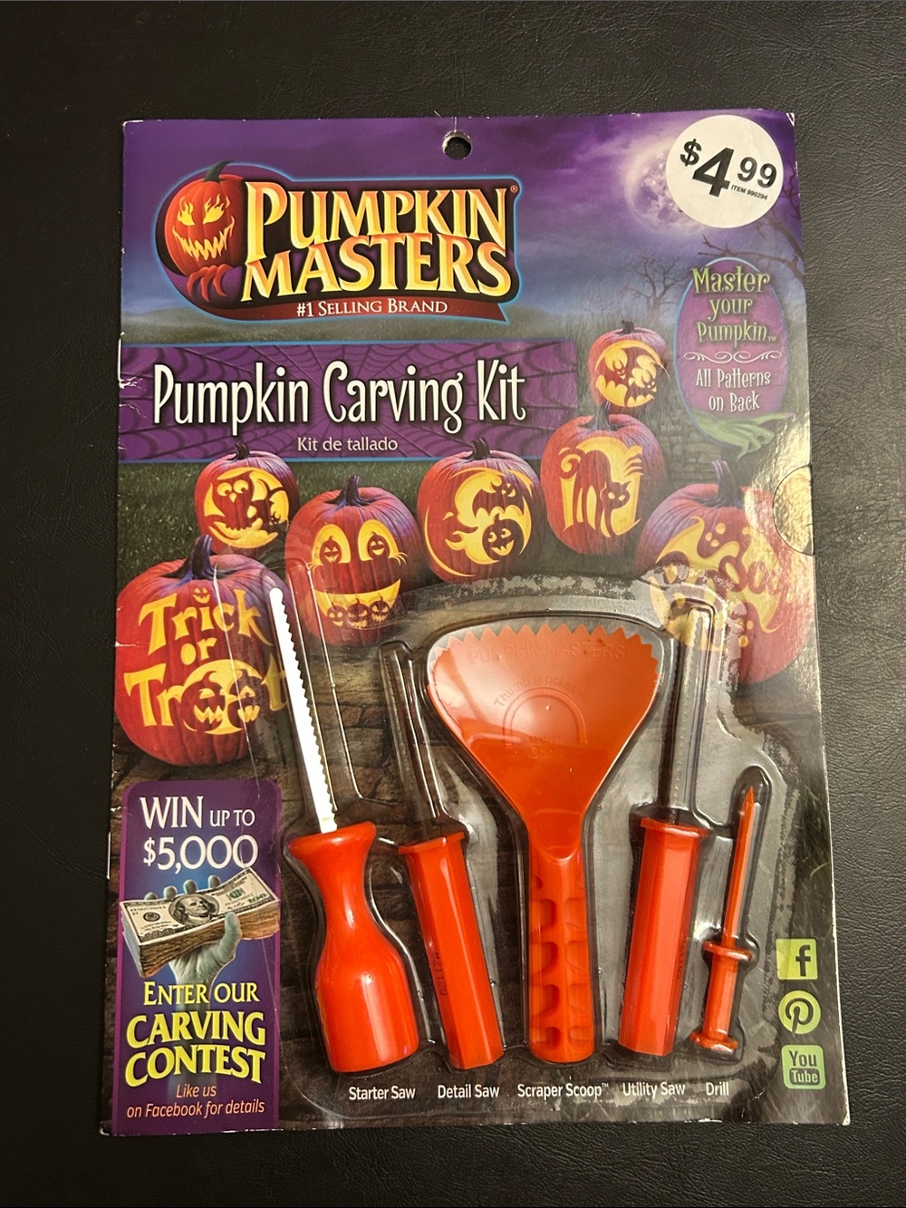 Pumpkin Masters Pumpkin Carving Kit - Orange Tools